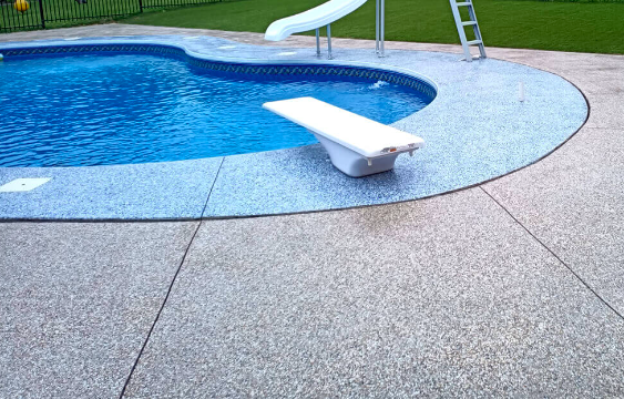 Pool deck epoxy service